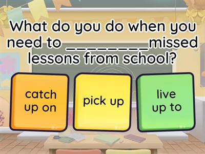 Life Vision b2 /1.3 phrasal verbs