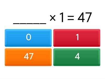 Properties of Multiplication 