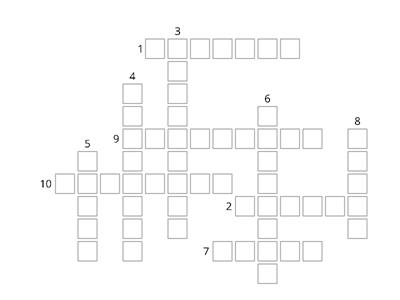 Months, Days, Dates - Crossword!