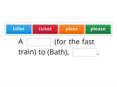 RM A1 U7d. Travel tickets