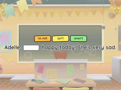 Verb "to be" - negative