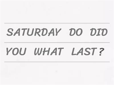 PAST SIMPLE WH-QUESTIONS - NP