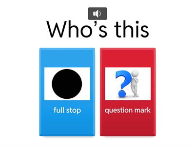 Full stop/ question mark MG