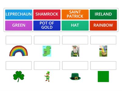 ST PATRICK'S DAY - VOCABULARY 