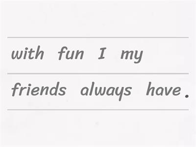 Unit 3-4 Sentence structure