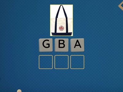 GG1_U2_Clothes+YLE (bag, hat, shorts, socks) Anagrams