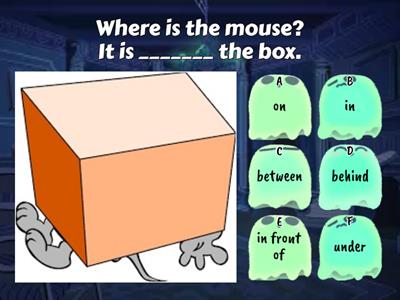 Prepositions of place
