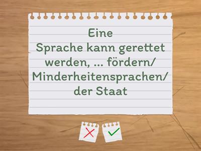 B2.2 Aspekte Neu K07 M03 AB88 Ü3 Wie kann man eine Sprache retten?