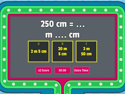 SATUAN PANJANG (m dan cm)