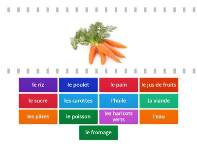 Les aliments 