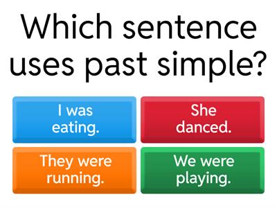 Past Simple and Past Continuous Quiz