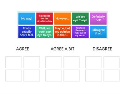 SUMMER - Agreeing and Disagreeing