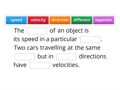 Velocity Time Graphs