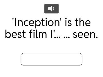 Present Perfect & Past Simple (dictation)