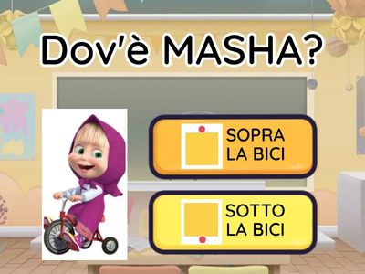 CONCETTI TOPOLOGICI SOPRA/SOTTO MASHA E ORSO