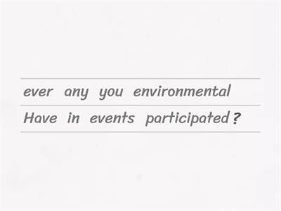 IELTS 5 - 6.5 Environment speaking 1