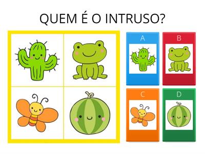 ATENÇÃO - QUEM É O INTRUSO?