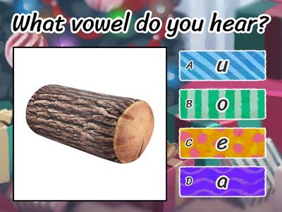 Short Vowels a, i, o ,u