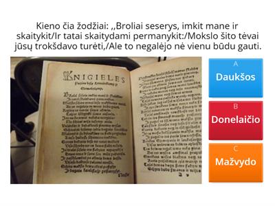 Literatūros kartojimas 9 klasei