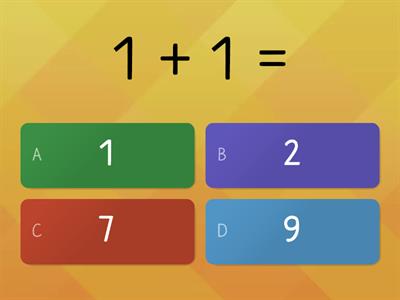 Pre-School : Mathematics  - Addition (Exercise 01)