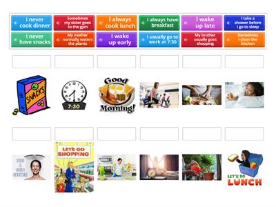 Daily Routines + Adverbs of Time