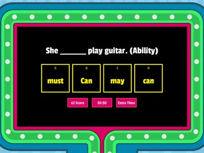 MODAL VERBS Revision