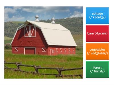 Quiz The countryside – A2 English Vocabulary