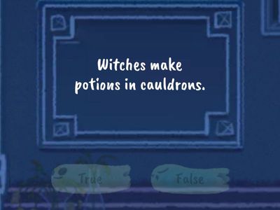 Grade 4 - Halloween quiz (True or False)