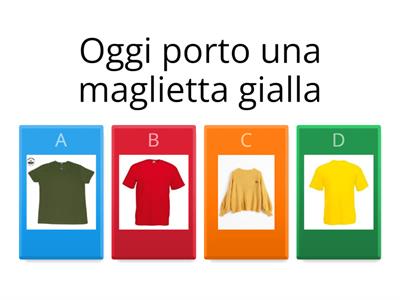 imparare i colori e i vestiti