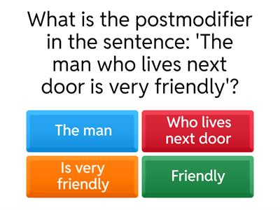 English Grammar Quiz