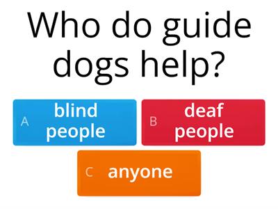 Guide dogs