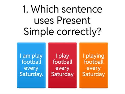Present Simple vs Present Continuous