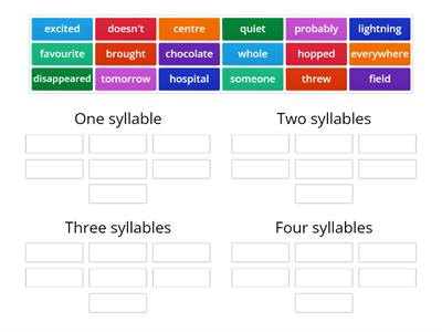 Syllables 2