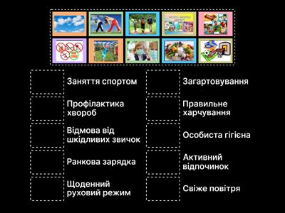 Здоровий спосіб життя 4 клас