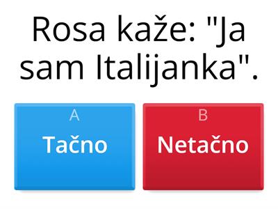 Srbija je i moja zemlja - Tačno/netačno