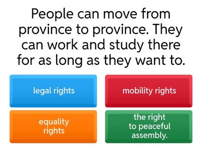 Rights and Freedoms Quiz