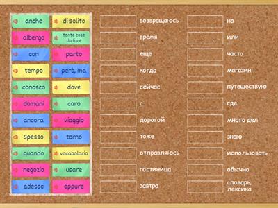 Come ti chiami (Буэно) лексика 