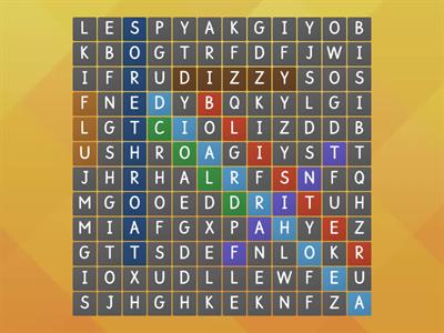 wordsearch medicine