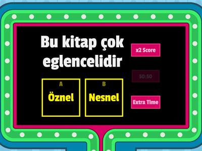 öznel\ nesnel