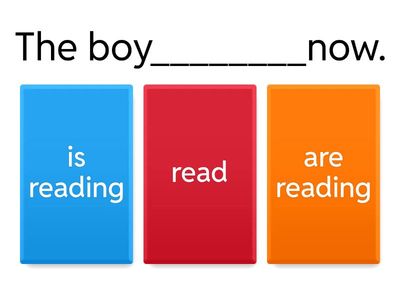 quiz PRESENT CONTINUOUS