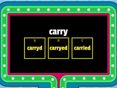 5.6 Change Y to I and add vowel suffix