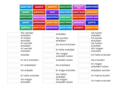 Deponentien konsonantische Konjugation mit i Erweiterung, pati