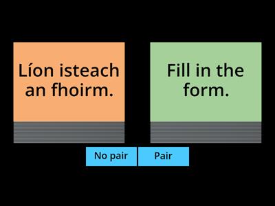 1.1 Marital status and filling in forms (Pair or No Pair)
