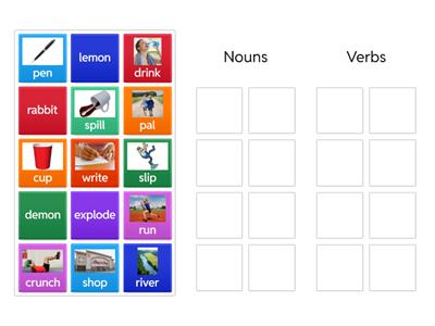 Noun and Verb Sort