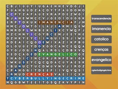 caça palavras de ens religioso