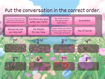 Class Practice: Chronological Order