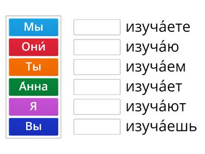 Russian 103 Lesson 2 Изуча́ть to study