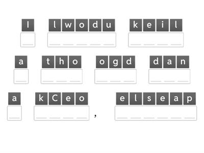 Would like / Would love