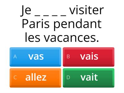  Pouvoir / Vouloir / Devoir / Aller