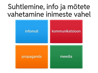 Kommunikatsioon ühiskonnas I